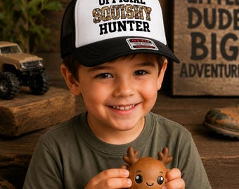 Official Squishy Hunter Hat for Kids, Custom Hats for Boys, Youth Otto Hats, Squish Squad, Gifts for Kids, Squishy Enthusiast, Squishy Gift