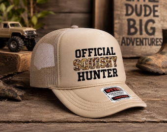 Official Squishy Hunter Hat for Kids, Custom Hats for Boys, Youth Otto Hats, Squish Squad, Gifts for Kids, Squishy Enthusiast, Squishy Gift