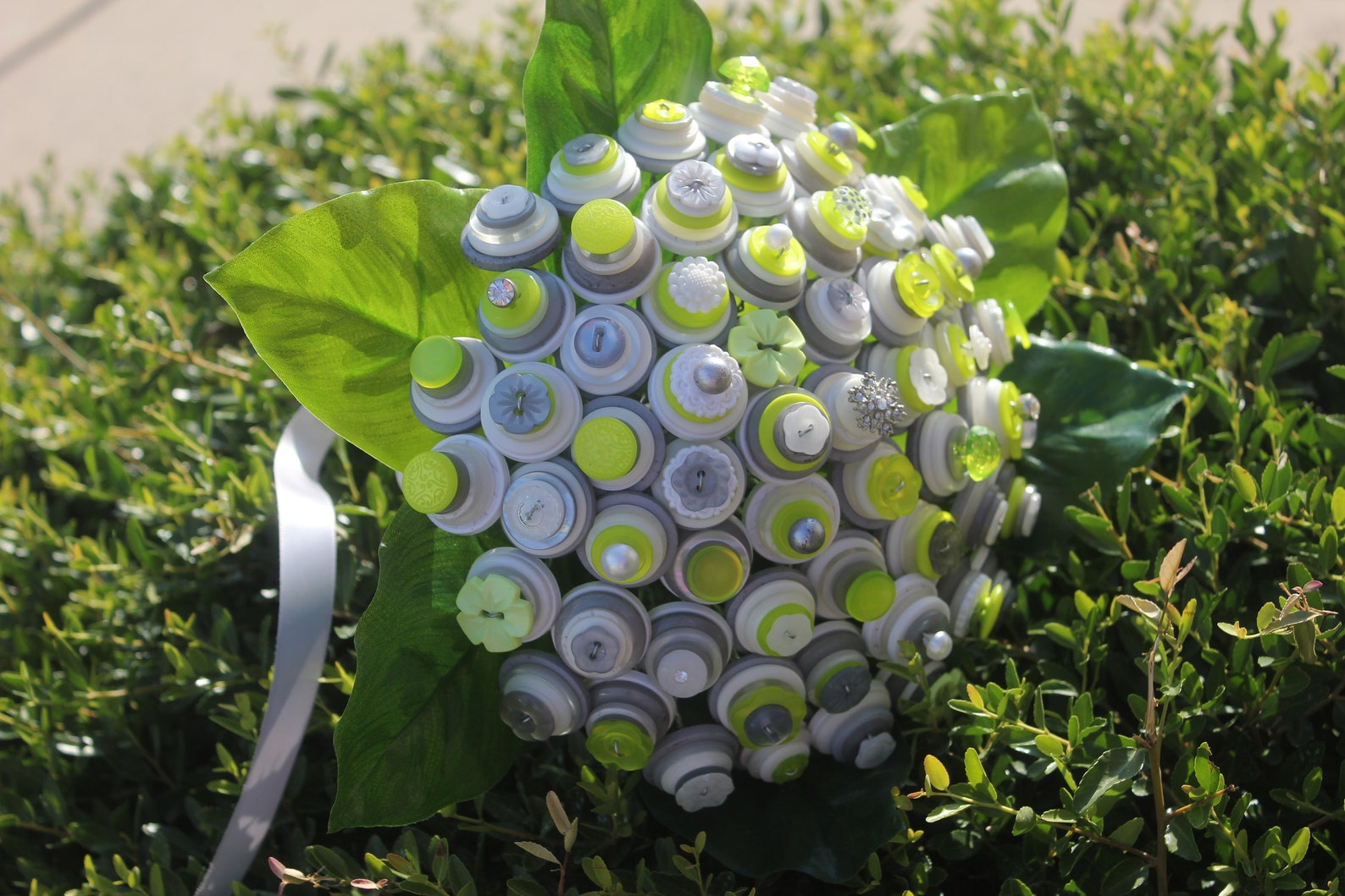 70 Stem Button Bouquet - Etsy
