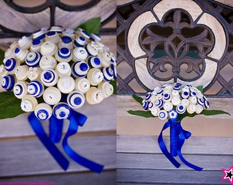 Sky's The Limit Bridal Button Bouquet