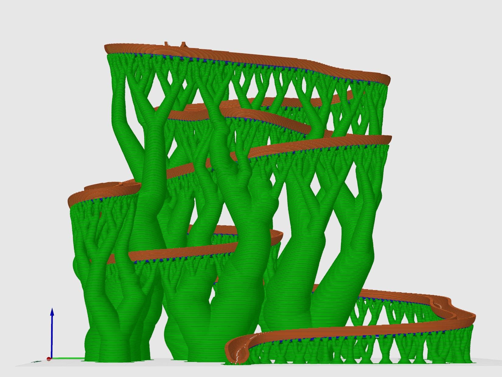 Marble Run With Tree Supports Digital 3D STL File for 3D Printing - Etsy