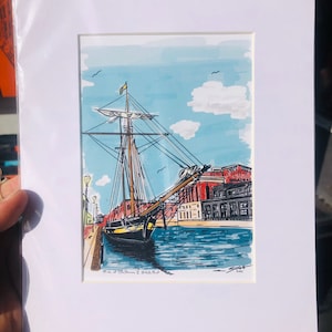 Pride of Baltimore 2 docked at Fells Point