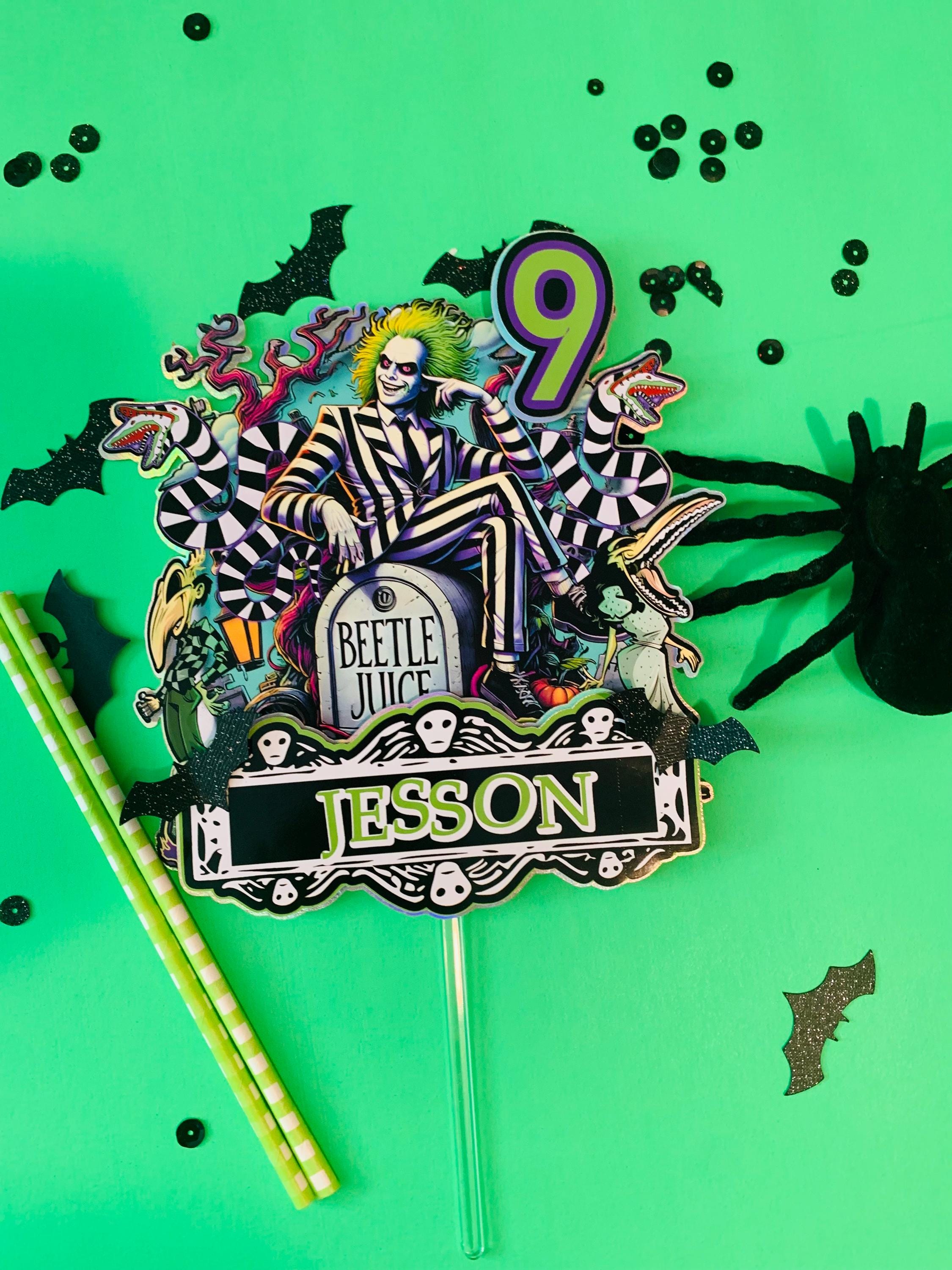 Beetlejuice Topper, Beetlejuice Cake, Beetlejuice Banner, Beetlejuice ...