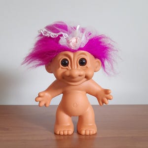 Pink Hair Bride Russ Troll Doll 6.5 inches