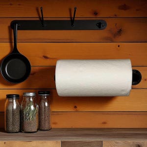 Paper towel holder, wall mounted paper towel holder, under cabinet paper towel holder, rustic paper towel holder, industrial chic, steampunk