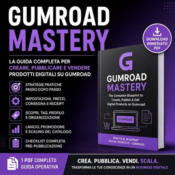 Gumroad Mastery Guide: Create, Publish and Sell Digital Products | Gumroad Ebook, Digital Product & Online Store Blueprin