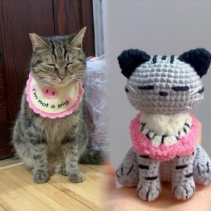 Benutzerdefinierte häkeln Hund, benutzerdefinierte gefüllte Katze, gehäkeltes Haustier Gedenkstätte, personalisierter Hund, Geschenk für Hundeliebhaber, benutzerdefinierte gehäkelte Katze