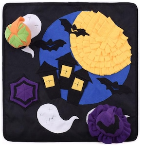Halloween Snuffle mat - dog toy, pet toy, interactive, mental exercise, pet gift, brain game, mentally stimulating game,