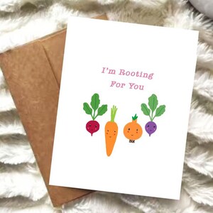 carte d'encouragement | Carte de voeux « Je suis d'accord avec vous » | Carte de jeu de mots avec illustration de plante | Soutien aux proches | Numérique ou physique