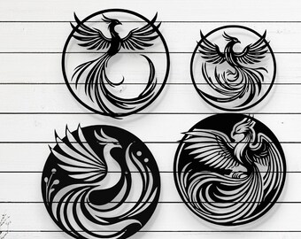 LOKZ PHOENIX 原画　一点もの　unique Blue Phoenix Patch Blue Ice Phoenix Iron on Blue Flames