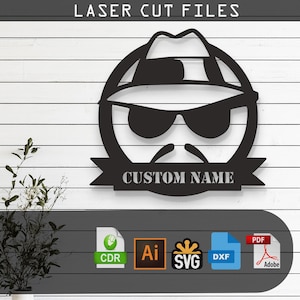 Customizable Lowrider Car Silhouette Laser Cut Vector – SVG, DXF, Ai, Pdf Files Glowforge, Cricut, Metal, Wall Decor, Digital Download