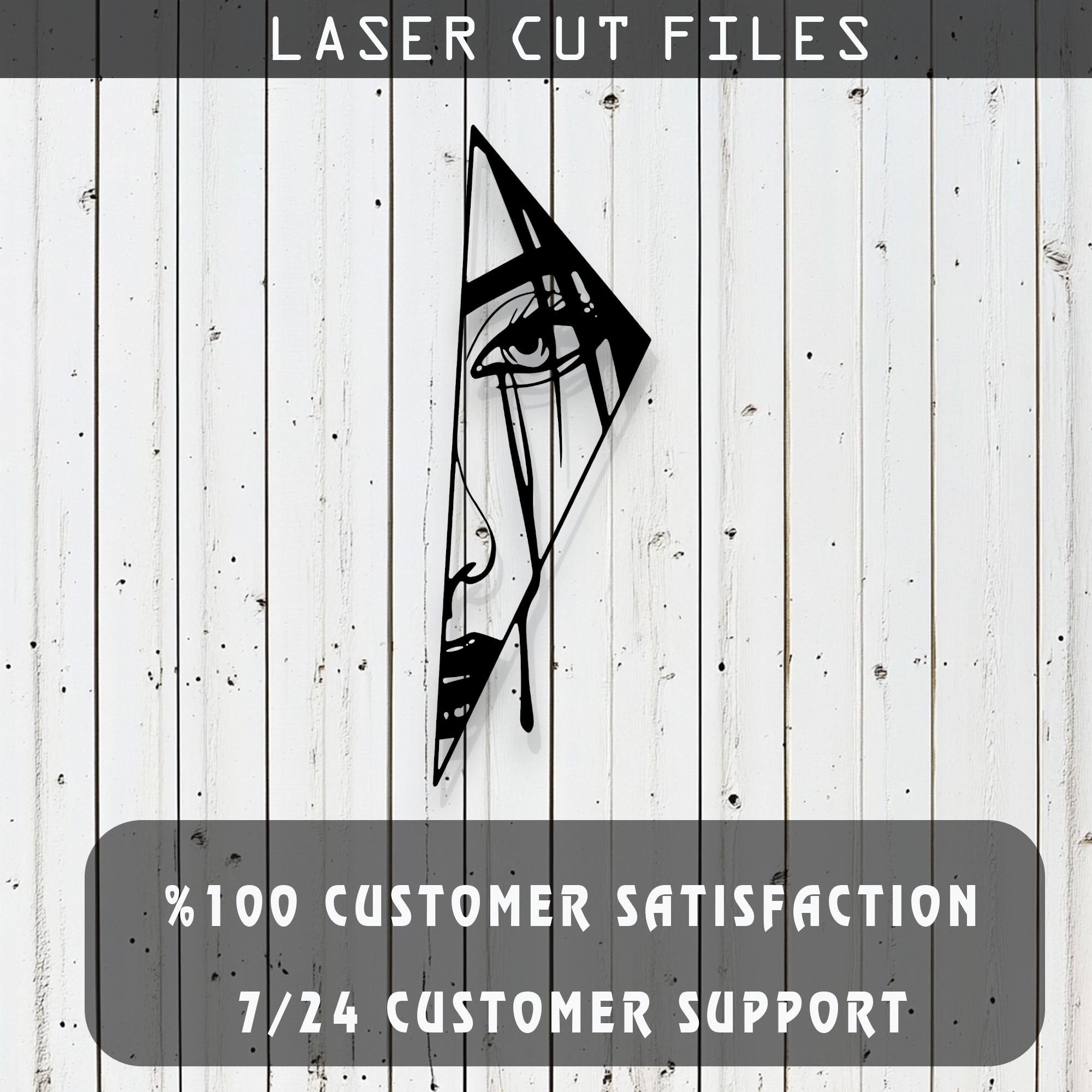 Decorative Woman Laser Cut Vector Design SVG DXF Ai Pdf Files Decorative Woman Laser Cut Vector Design SVG DXF Ai Pdf Files