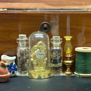 Bundle of Country Primitive Miniatures for Display Shelf