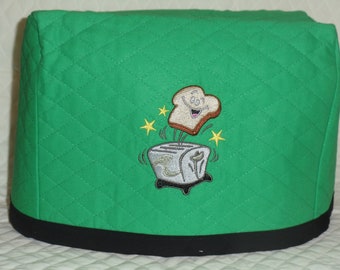 Kelly Green 2 slice toaster cover