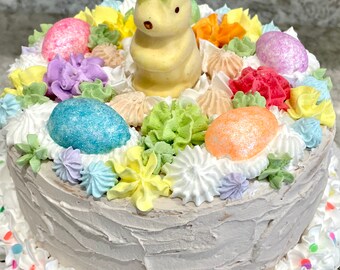 Faux Easter Display Cake OOAK!