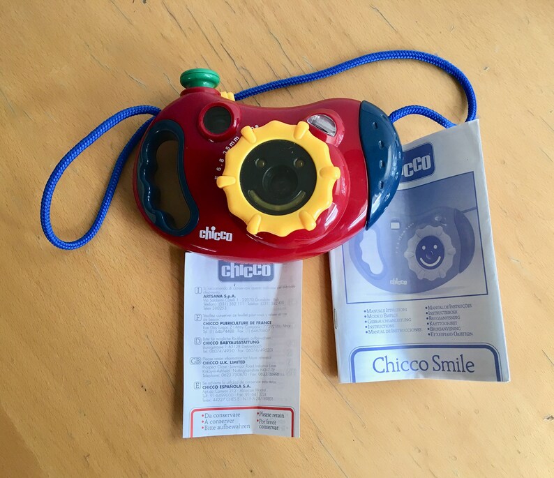 VENTE Chicco Smile Flash Toy 35mm Caméra avec boîte et Etsy
