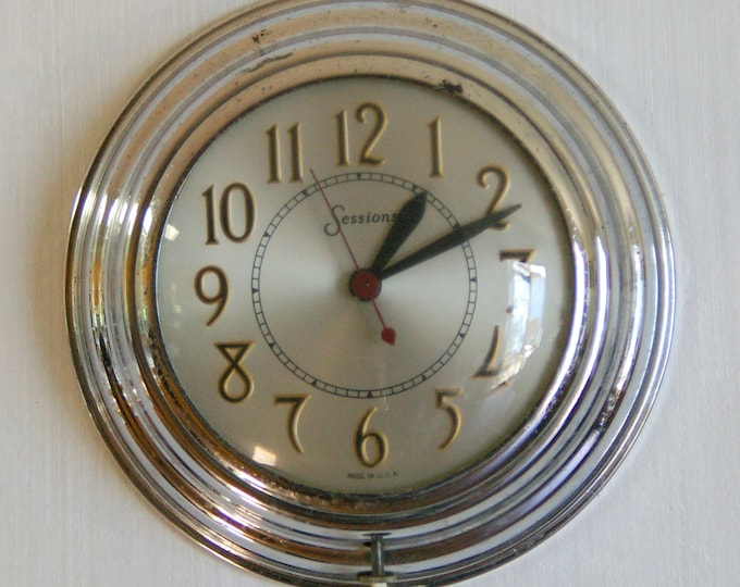 Vintage Sessions Clock Company Round Wall Clock Etsy