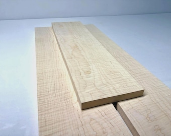 1" Curly Soft Maple: Figured Maple Lumber for Woodworking, Crafts, DIY Projects