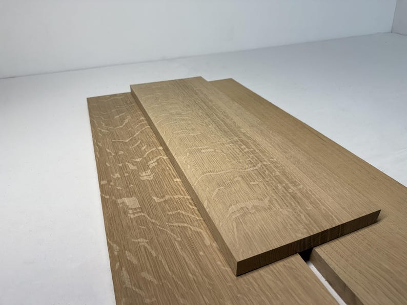 1" Quarter Sawn White Oak Lumber: Kiln-Dried, for Fine Woodworking, DIY, Crafts & Projects image 1