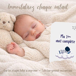 Baby Milestone Cards - Space Astronaut - Ages 0-3 - Firsts Cards - PDF File - Baby Shower Gift