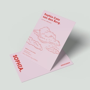 Anuncio de nacimiento | Personalizable | A6 | Canva | Plantilla | Anuncio de nacimiento editable | Único | Editable