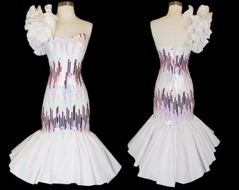 eighties prom dress