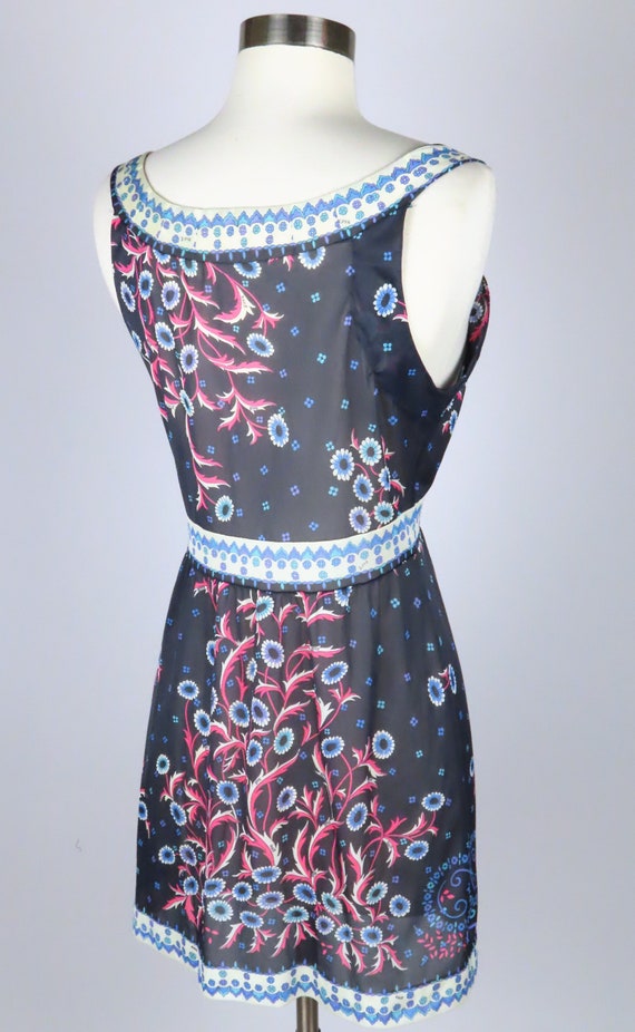 Vintage Emilio Pucci EPFR 60s 70s Sleeveless Mini… - image 6