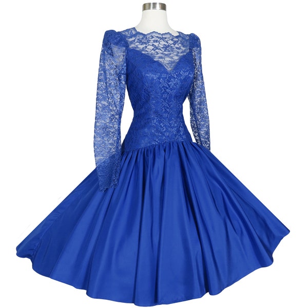 Strapless Royal Blue High Low Satin Prom Dresses, Blue High Low Formal Evening Dresses