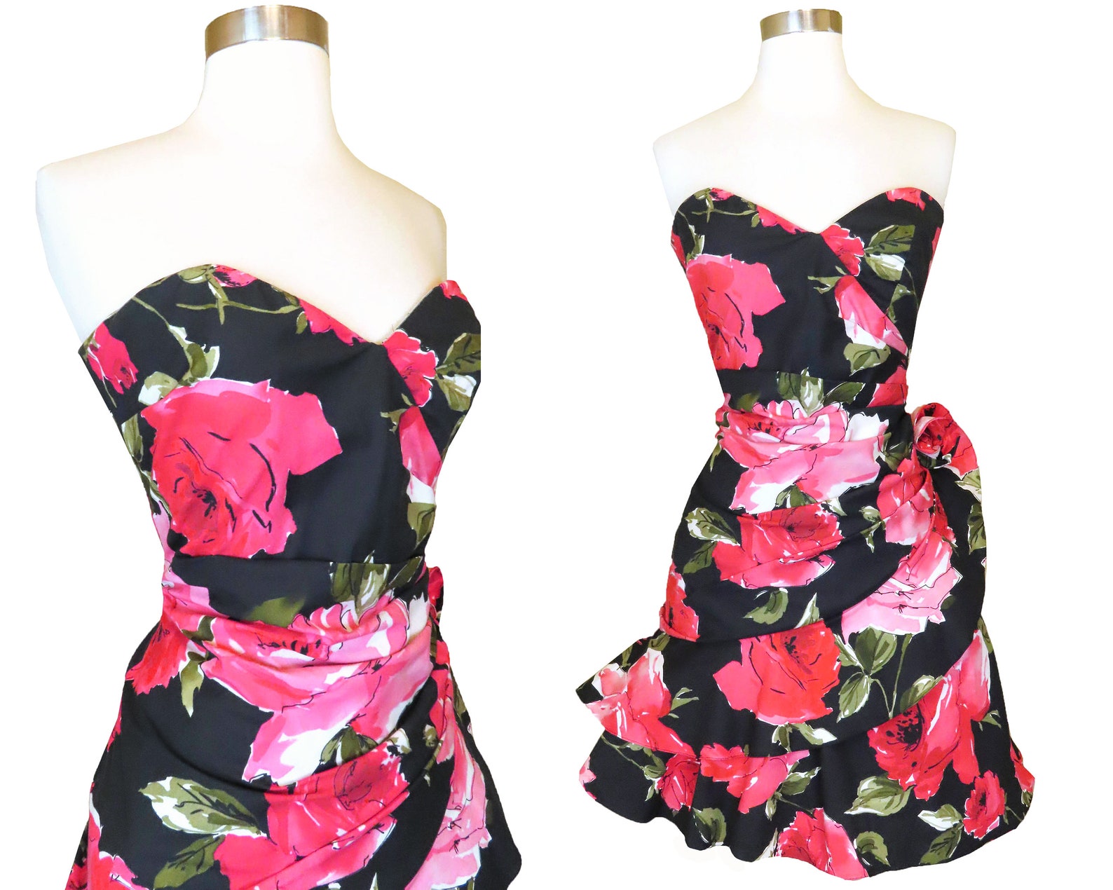 Robe vintage des années 80 robe de bal des années 80 robe ...