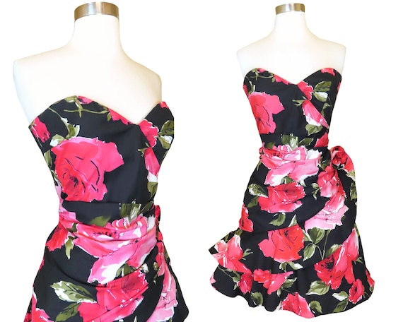 Vintage 80s Dress, 80s Prom Dress, 90s Prom Dress,