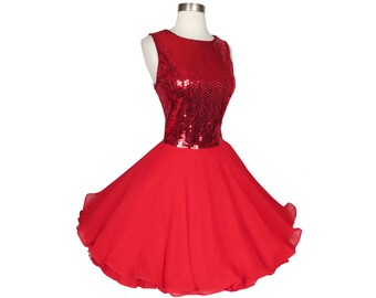 Short Red Prom Dress | Etsy