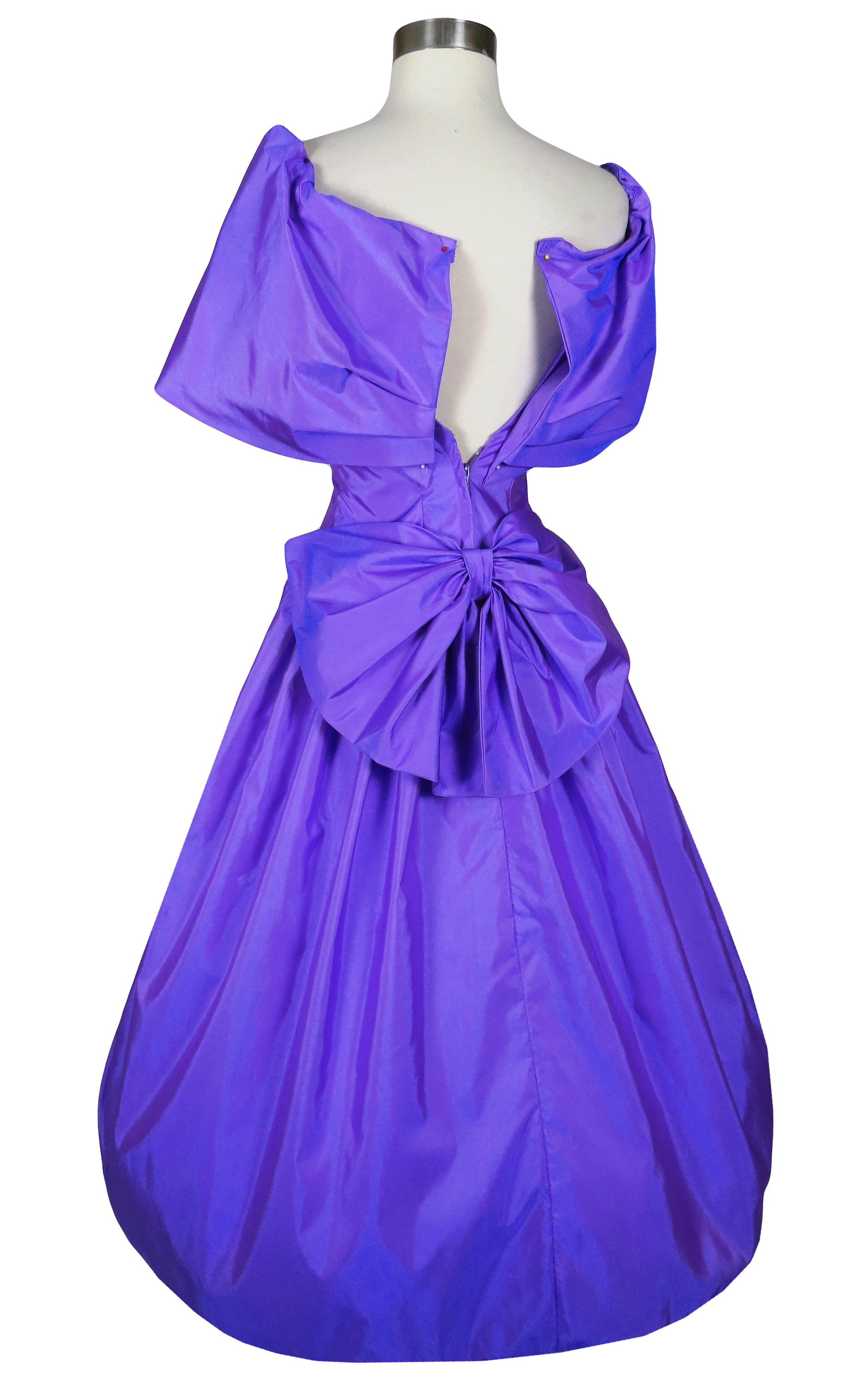 80s purple bridesmaid dress 80s purple sequin ruffles party dress