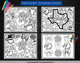 Decatur Eagles Coloring Pages: Kid's Activity (PDF Download)