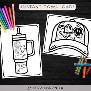 Stanley & Trucker Hat Coloring Page: Kid's Activity (PDF)