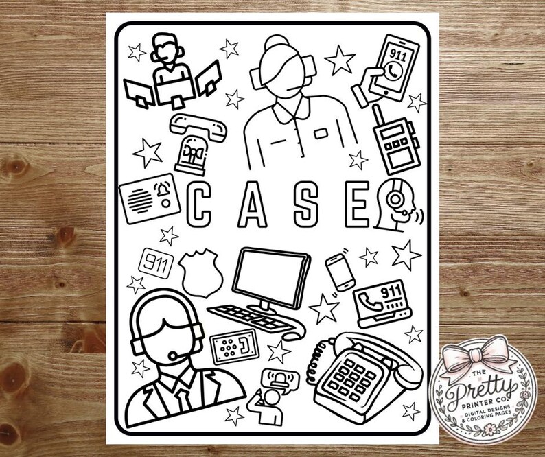 First Responder Coloring Pages, Police Officer Coloring Page ...