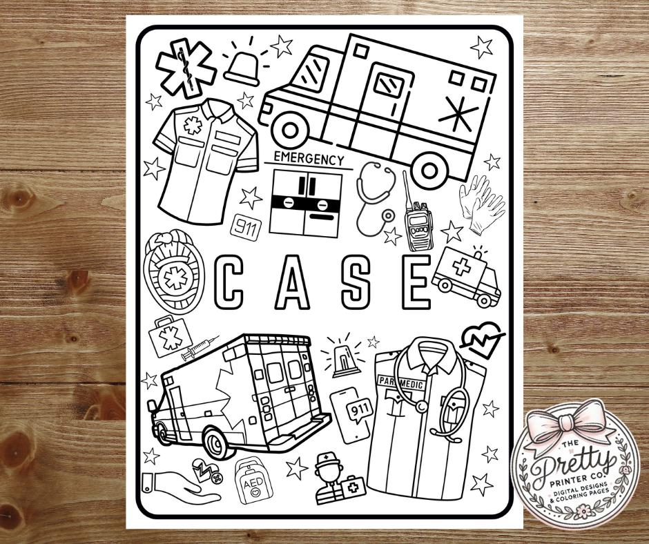 First Responder Coloring Pages, Police Officer Coloring Page ...