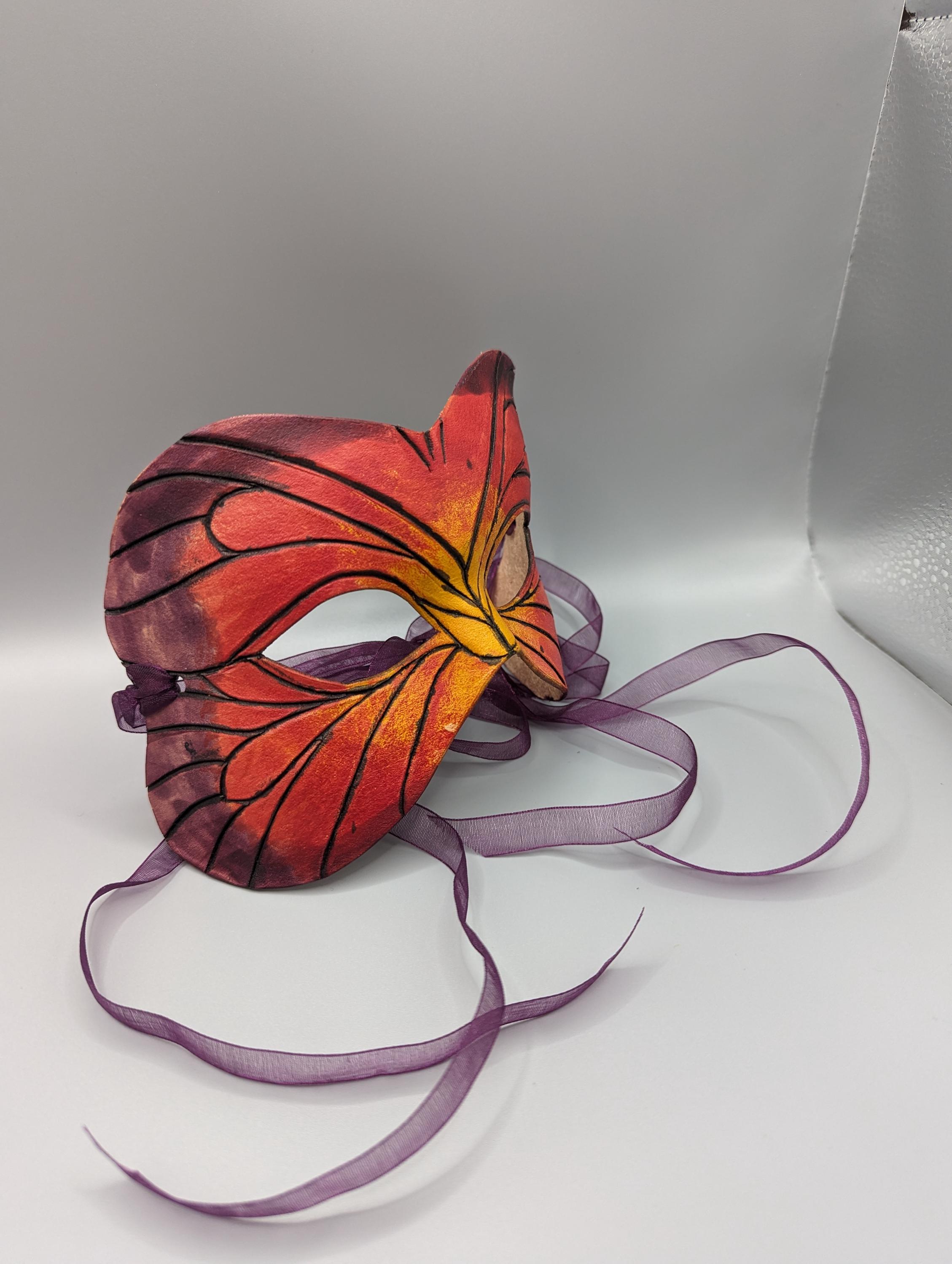 Leather Butterfly Mask - Etsy