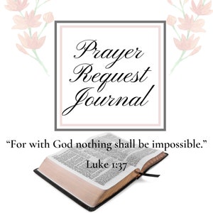 Digital Prayer Journal (100 pages) | Prayer planner template | Editable PDF planner | PLR editable prayer Journal