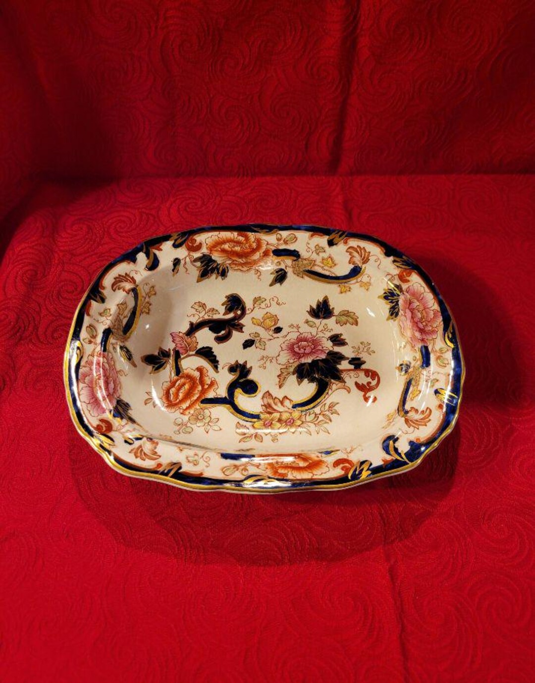 Antique Mason's Ironstone China England Mandalay Pattern Rectangular ...