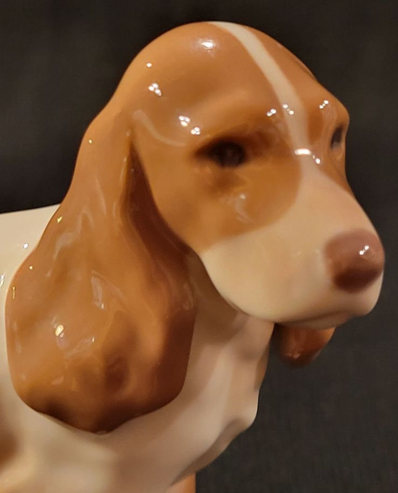 Modell Nr. 2172 Porzellanfigur Des Standing Cocker Spaniel Von Bing Grondahl 3