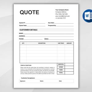 Printable Quote Template Quote - Il 300x300.6213052388 Goag