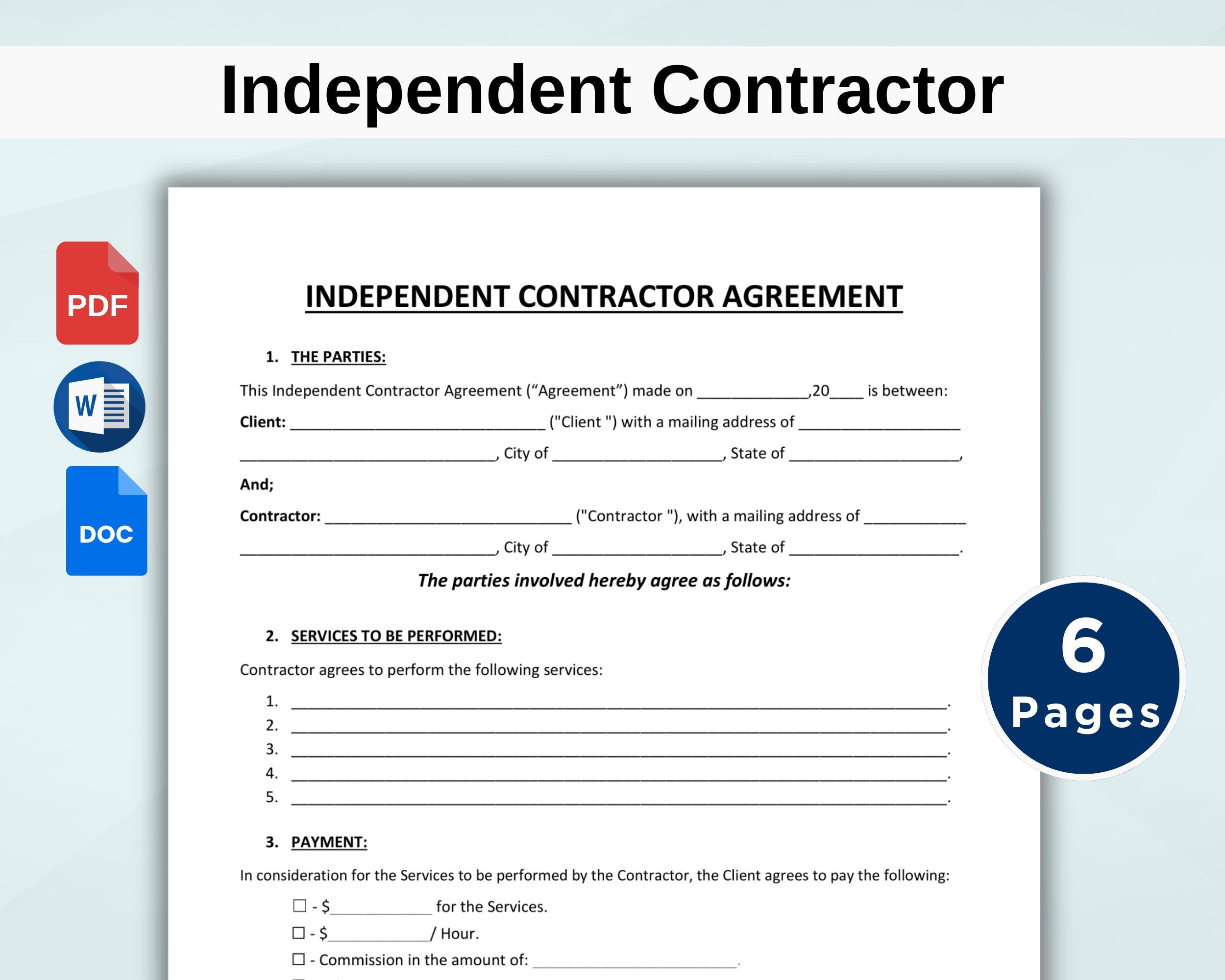 Contractor Contract Forms Construction Contract Agreement Template In Contractor Contract Forms Construction Contract Agreement Template In