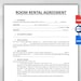 Printable Room Rental Agreement Template. Editable Room Tenancy ...