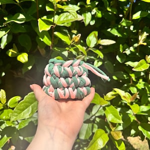 AirPod Case | Crochet Chunky AirPods Case | Carabiner Clasp | Tshirt Yarn | AirPods | Headphone Case | Safe & Protection |  Gift for her