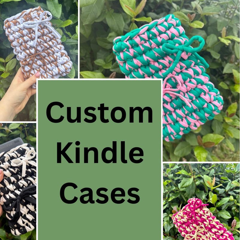 Custom Kindle Case Crochet - Etsy UK
