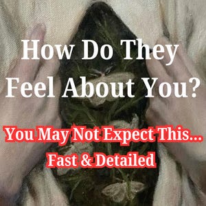 May include: Image with text: "How Do They Feel About You? You May Not Expect This... Fast & Detailed." The image shows hands holding a dark, textured object with white text overlay.