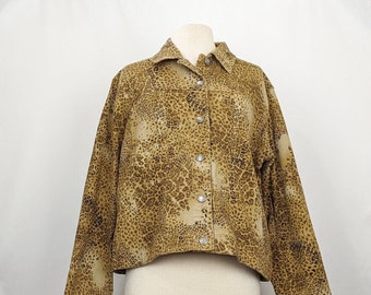 90's CHICO's gold beige JKT