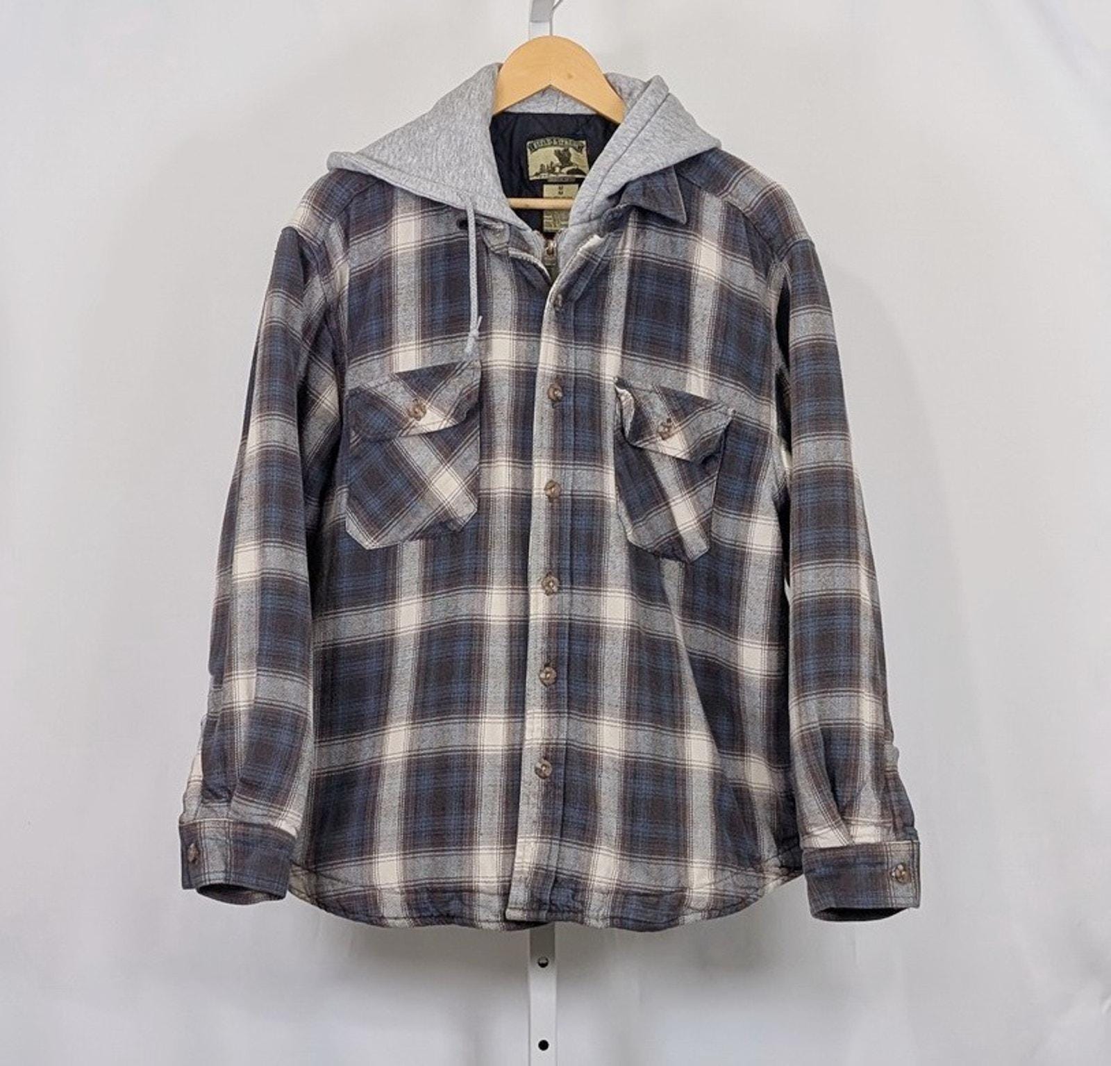 Veste De Pêche Vintage Field & Stream - Bleu-vert - Broderies Graphiques - Taille L - Occasion