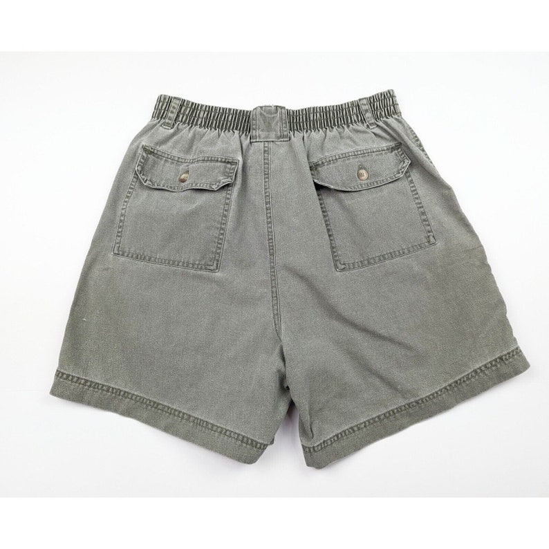 90s-cargo-shorts-surplus-green-high-pleated-waist-misses-12-etsy