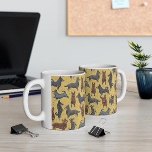 Lancashire Heeler Ceramic  Mug | 11oz 0.33l | Ormskirk Terrier Dog  | Dishwasher & Microwave Safe